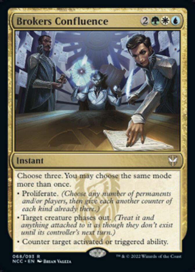 Brokers Confluence [Streets of New Capenna Commander] | Jomio and Rueliete's Cards and Comics