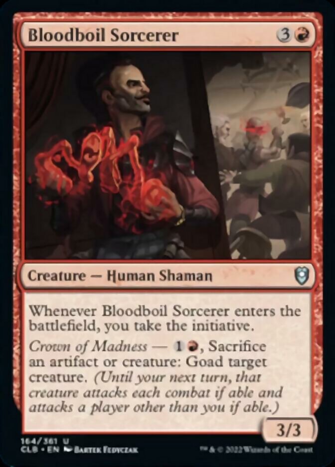Bloodboil Sorcerer [Commander Legends: Battle for Baldur's Gate] | Jomio and Rueliete's Cards and Comics