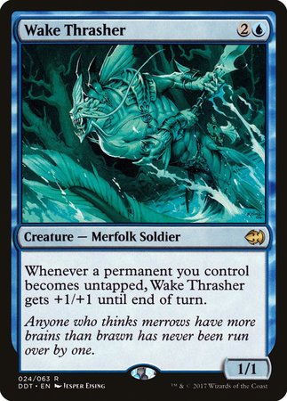 Wake Thrasher [Duel Decks: Merfolk vs. Goblins] | Jomio and Rueliete's Cards and Comics