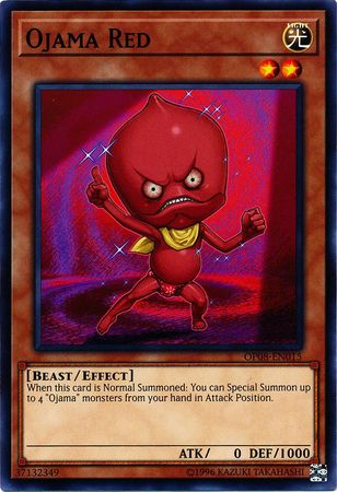 Ojama Red [OP08-EN015] Common | Jomio and Rueliete's Cards and Comics