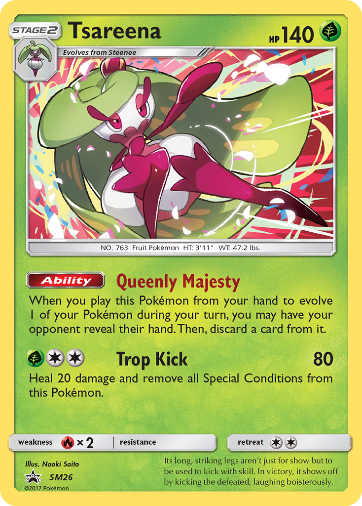 Tsareena (SM26) [Sun & Moon: Black Star Promos] | Jomio and Rueliete's Cards and Comics