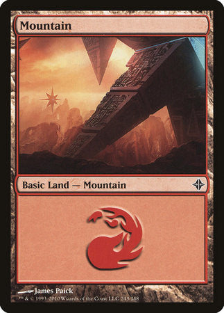 Mountain (243) [Rise of the Eldrazi] | Jomio and Rueliete's Cards and Comics