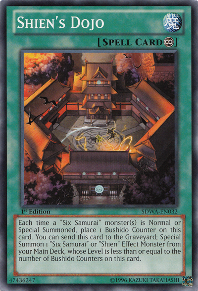 Shien's Dojo [SDWA-EN032] Common | Jomio and Rueliete's Cards and Comics