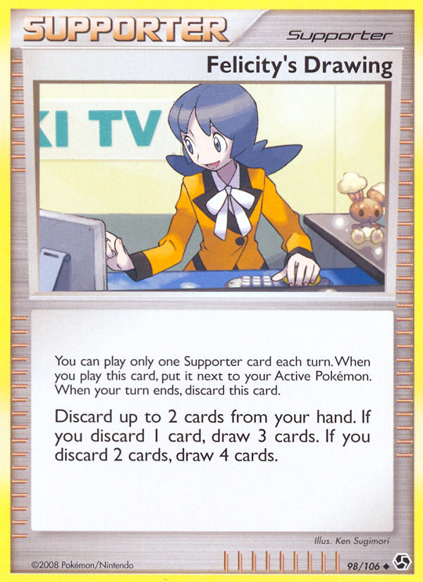 Felicity's Drawing (98/106) [Diamond & Pearl: Great Encounters] | Jomio and Rueliete's Cards and Comics