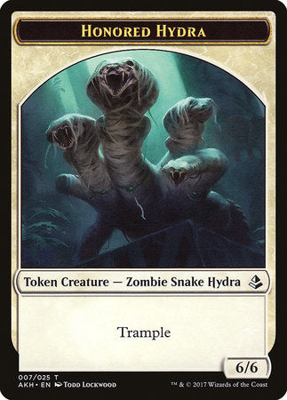 Honored Hydra Token [Amonkhet Tokens] | Jomio and Rueliete's Cards and Comics