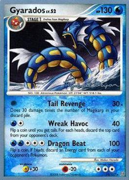 Gyarados LV.52 (19/100) (Happy Luck - Mychael Bryan) [World Championships 2010] | Jomio and Rueliete's Cards and Comics