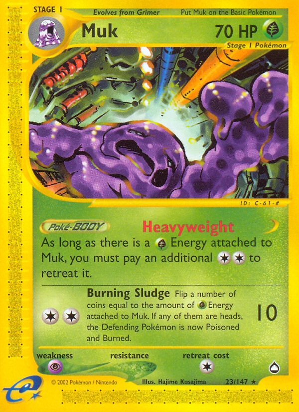 Muk (23/147) [Aquapolis] | Jomio and Rueliete's Cards and Comics
