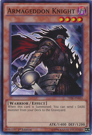 Armageddon Knight [THSF-EN035] Super Rare | Jomio and Rueliete's Cards and Comics