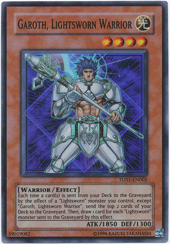 Garoth, Lightsworn Warrior [TU01-EN002] Super Rare | Jomio and Rueliete's Cards and Comics