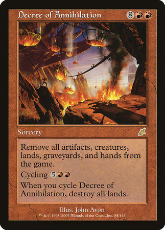 Decree of Annihilation [Scourge] | Jomio and Rueliete's Cards and Comics