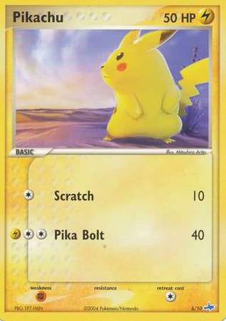 Pikachu (6/10) [EX: Trainer Kit - Latios] | Jomio and Rueliete's Cards and Comics