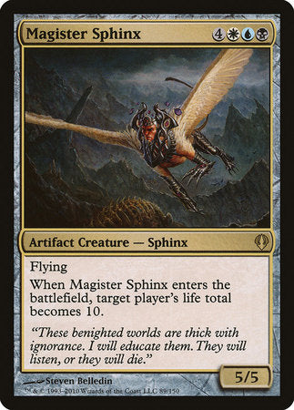 Magister Sphinx [Archenemy] | Jomio and Rueliete's Cards and Comics