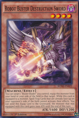 Robot Buster Destruction Sword [BOSH-EN022] Common | Jomio and Rueliete's Cards and Comics