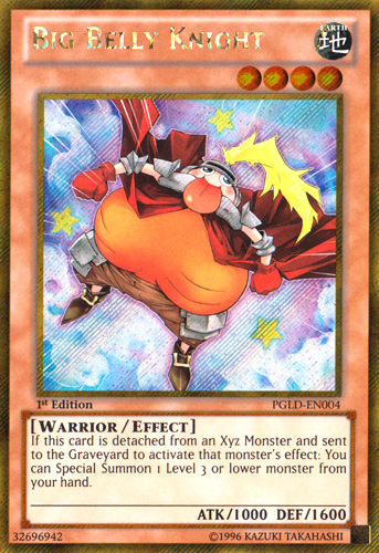 Big Belly Knight [PGLD-EN004] Gold Secret Rare | Jomio and Rueliete's Cards and Comics