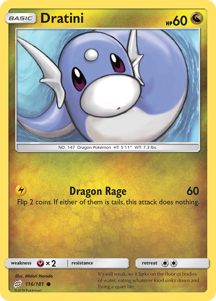 Dratini (116/181) [Sun & Moon: Team Up] | Jomio and Rueliete's Cards and Comics
