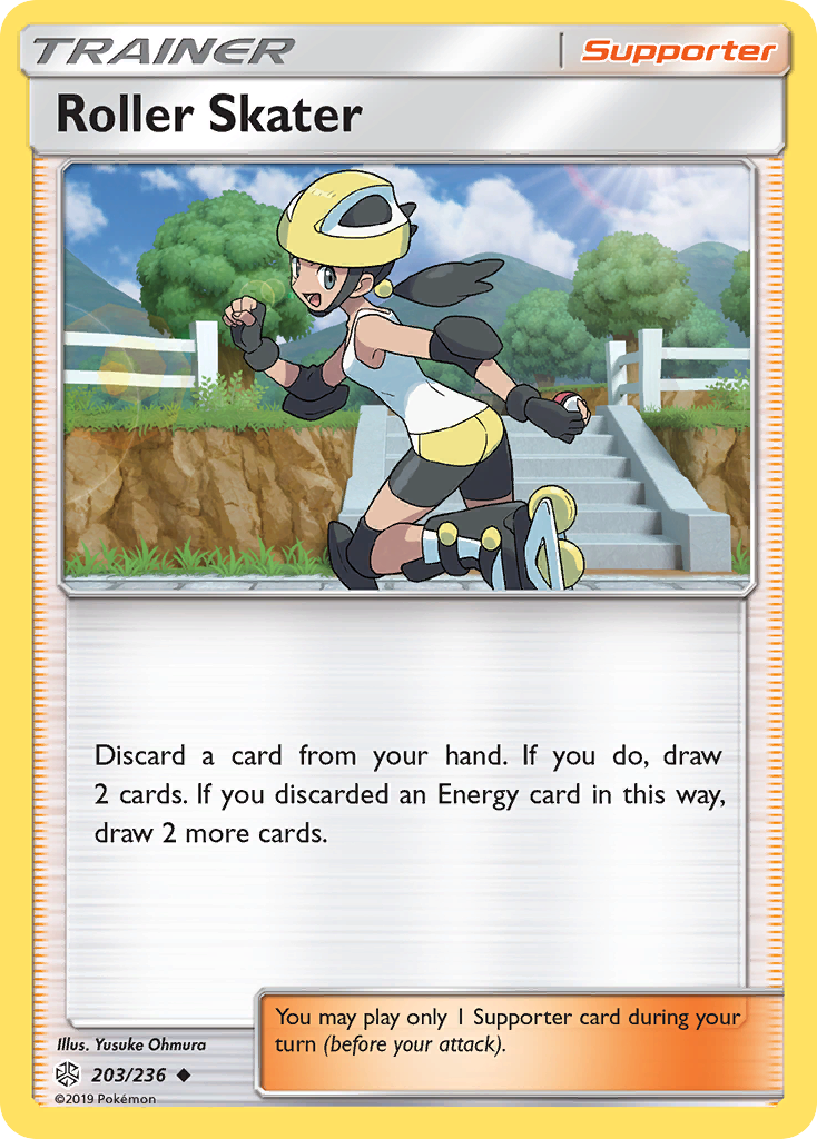 Roller Skater (203/236) [Sun & Moon: Cosmic Eclipse] | Jomio and Rueliete's Cards and Comics