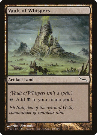Vault of Whispers [Mirrodin] | Jomio and Rueliete's Cards and Comics