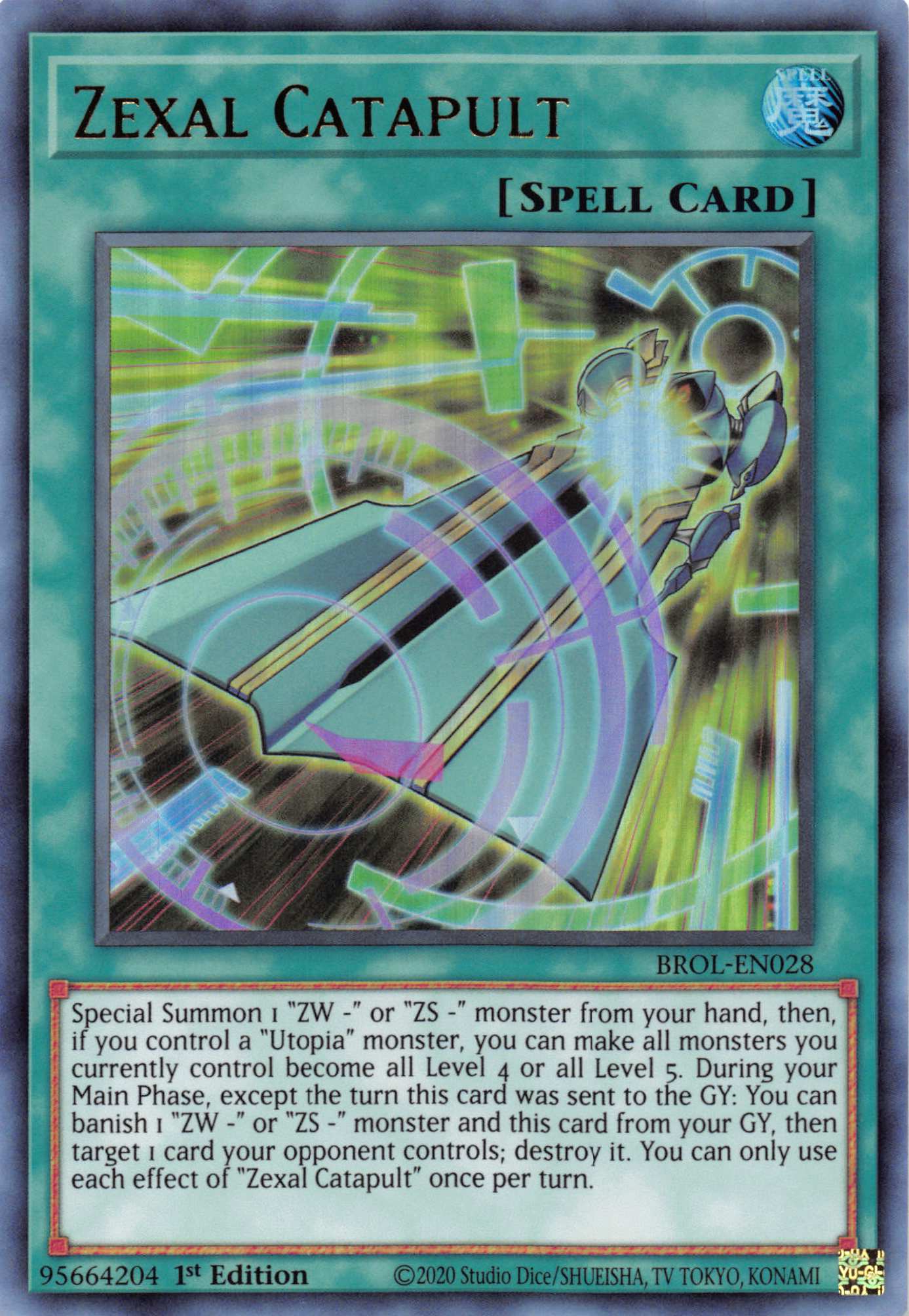 Zexal Catapult [BROL-EN028] Ultra Rare | Jomio and Rueliete's Cards and Comics