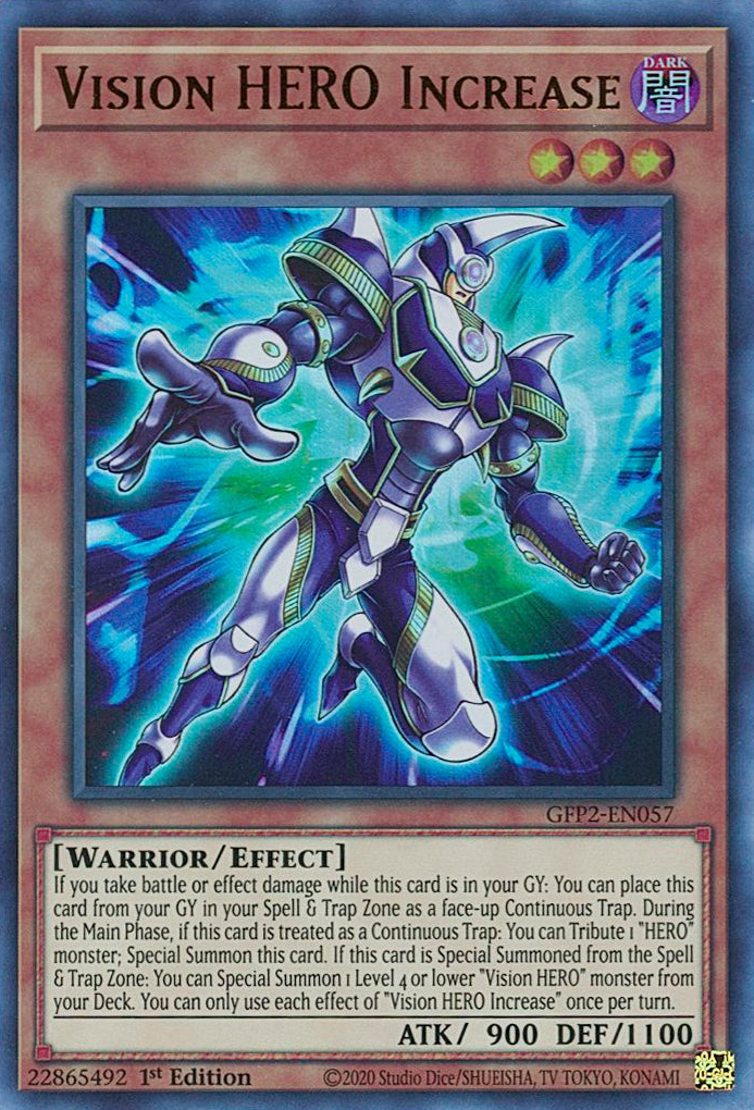 Vision HERO Increase [GFP2-EN057] Ultra Rare | Jomio and Rueliete's Cards and Comics