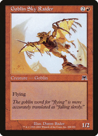 Goblin Sky Raider [Onslaught] | Jomio and Rueliete's Cards and Comics