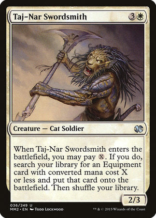 Taj-Nar Swordsmith [Modern Masters 2015] | Jomio and Rueliete's Cards and Comics