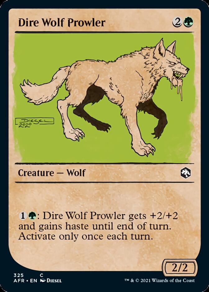 Dire Wolf Prowler (Showcase) [Dungeons & Dragons: Adventures in the Forgotten Realms] | Jomio and Rueliete's Cards and Comics