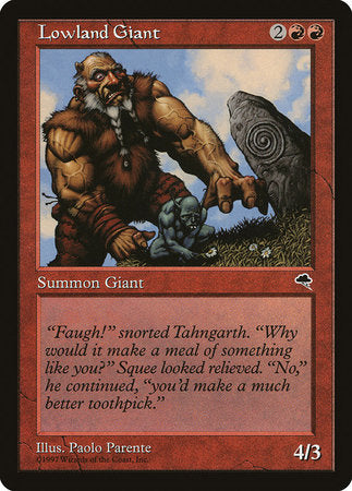 Lowland Giant [Tempest] | Jomio and Rueliete's Cards and Comics