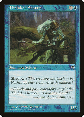 Thalakos Sentry [Tempest] | Jomio and Rueliete's Cards and Comics
