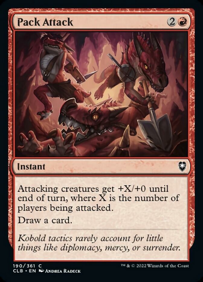 Pack Attack [Commander Legends: Battle for Baldur's Gate] | Jomio and Rueliete's Cards and Comics