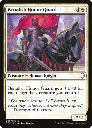 Benalish Honor Guard [Dominaria] | Jomio and Rueliete's Cards and Comics