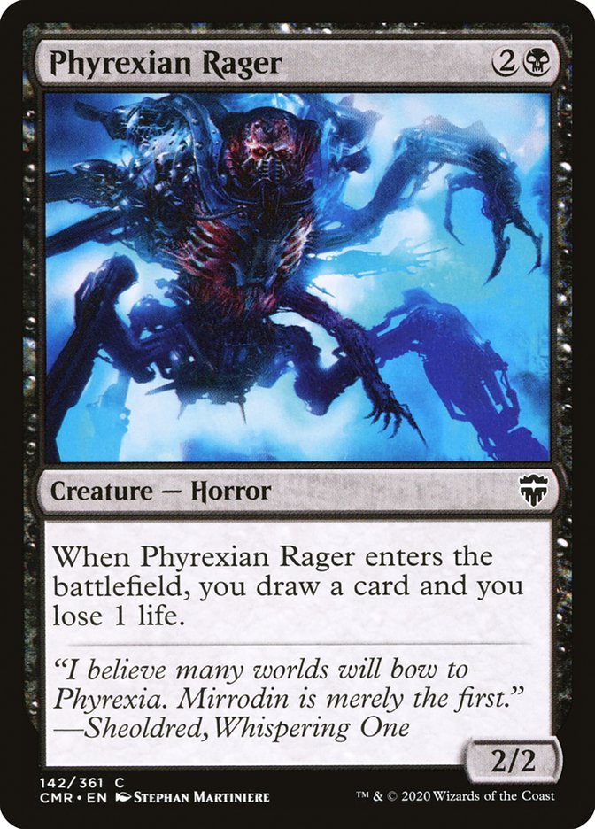 Phyrexian Rager [Commander Legends] | Jomio and Rueliete's Cards and Comics