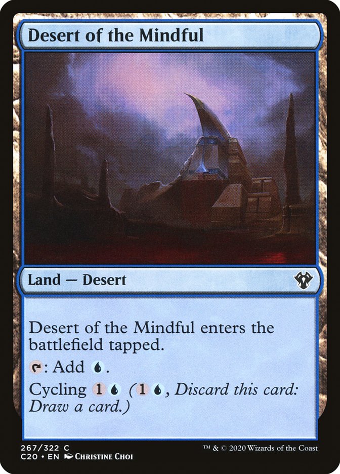 Desert of the Mindful [Commander 2020] | Jomio and Rueliete's Cards and Comics