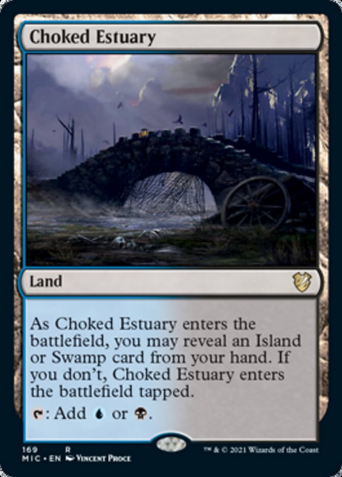Choked Estuary [Innistrad: Midnight Hunt Commander] | Jomio and Rueliete's Cards and Comics