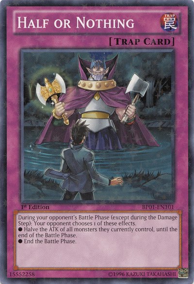 Half or Nothing [BP01-EN101] Starfoil Rare | Jomio and Rueliete's Cards and Comics