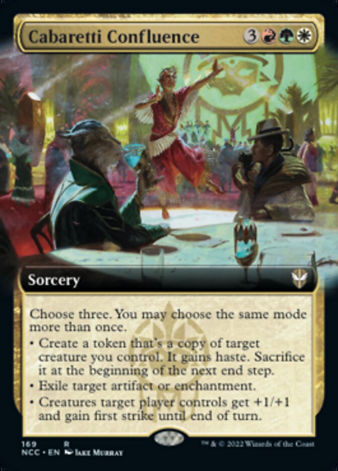 Cabaretti Confluence (Extended Art) [Streets of New Capenna Commander] | Jomio and Rueliete's Cards and Comics