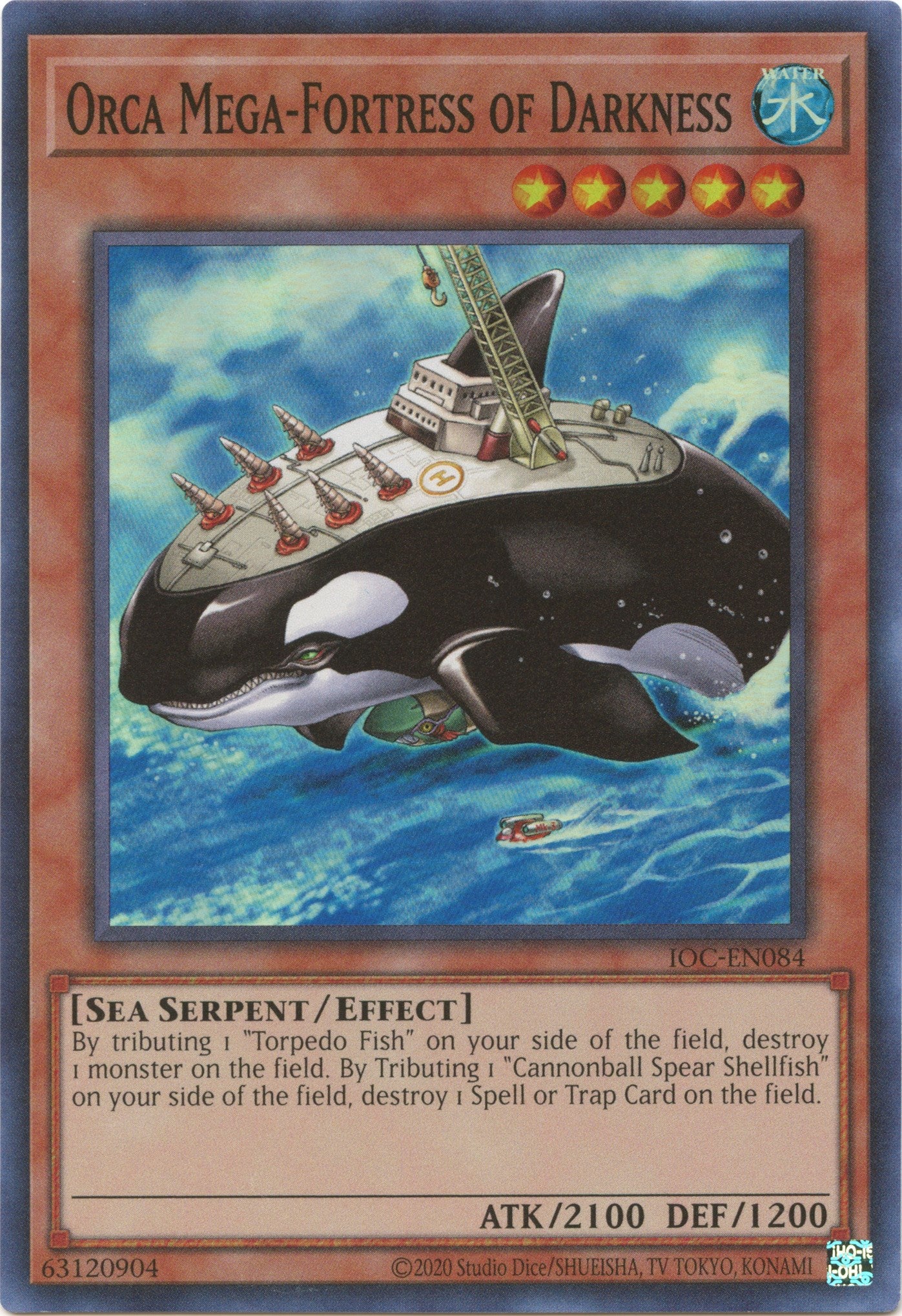 Orca Mega-Fortress of Darkness (25th Anniversary) [IOC-EN084] Super Rare | Jomio and Rueliete's Cards and Comics