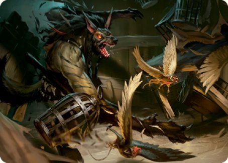 Wing Shredder Art Card [Innistrad: Midnight Hunt Art Series] | Jomio and Rueliete's Cards and Comics