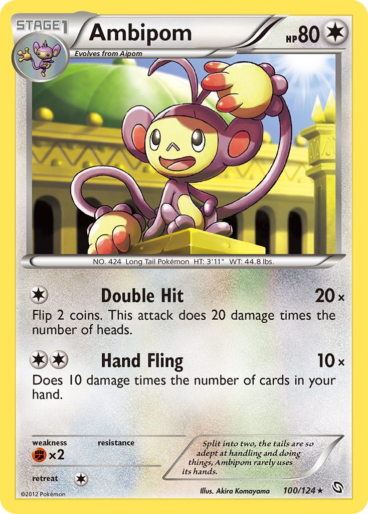 Ambipom (100/124) [Black & White: Dragons Exalted] | Jomio and Rueliete's Cards and Comics
