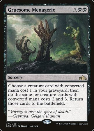 Gruesome Menagerie [Guilds of Ravnica] | Jomio and Rueliete's Cards and Comics