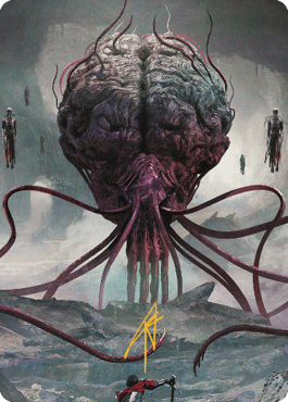 Elder Brain Art Card (Gold-Stamped Signature) [Commander Legends: Battle for Baldur's Gate Art Series] | Jomio and Rueliete's Cards and Comics