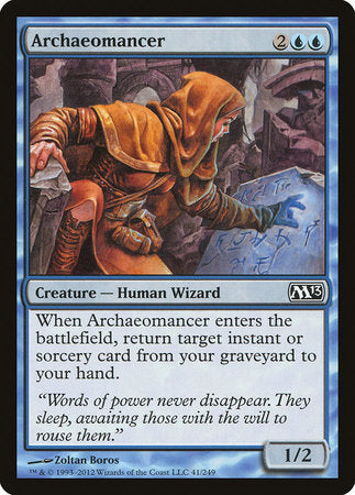 Archaeomancer [Magic 2013] | Jomio and Rueliete's Cards and Comics