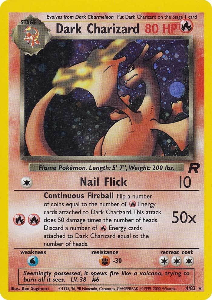 Dark Charizard (4/82) [Team Rocket Unlimited] | Jomio and Rueliete's Cards and Comics