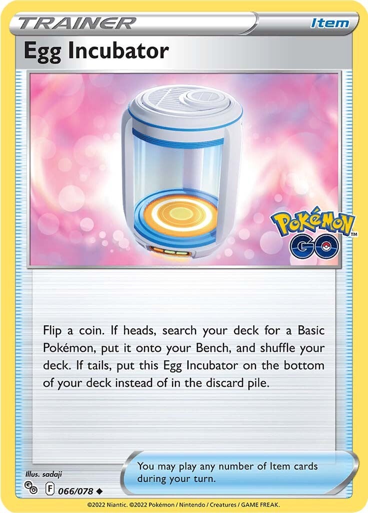 Egg Incubator (066/078) [Pokémon GO] | Jomio and Rueliete's Cards and Comics