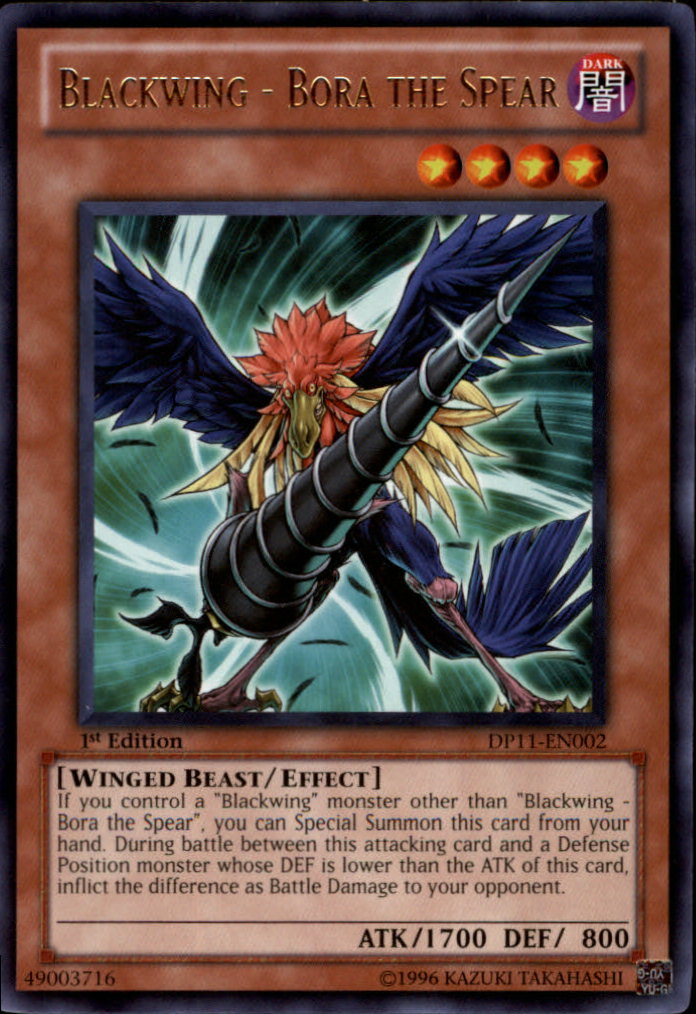 Blackwing - Bora the Spear [DP11-EN002] Rare | Jomio and Rueliete's Cards and Comics