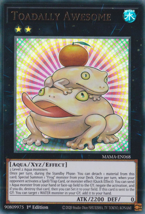 Toadally Awesome [MAMA-EN068] Ultra Rare | Jomio and Rueliete's Cards and Comics