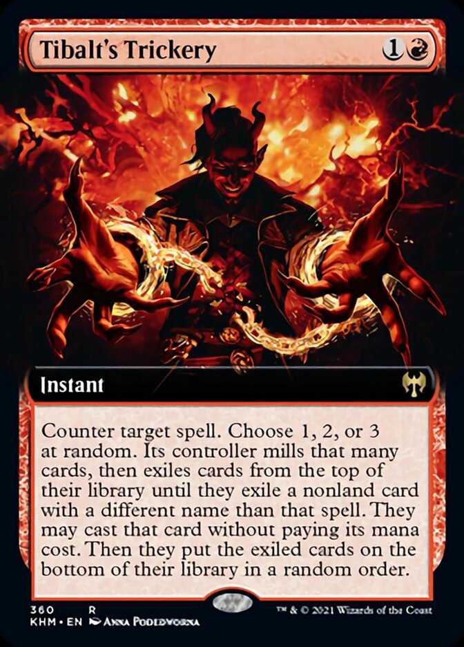 Tibalt's Trickery (Extended Art) [Kaldheim] | Jomio and Rueliete's Cards and Comics