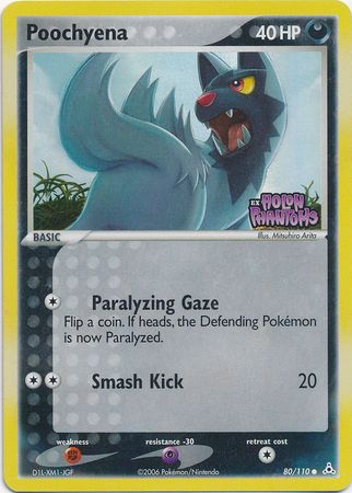Poochyena (80/110) (Stamped) [EX: Holon Phantoms] | Jomio and Rueliete's Cards and Comics