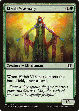 Elvish Visionary [Commander 2015] | Jomio and Rueliete's Cards and Comics