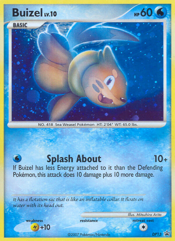 Buizel (DP13) [Diamond & Pearl: Black Star Promos] | Jomio and Rueliete's Cards and Comics