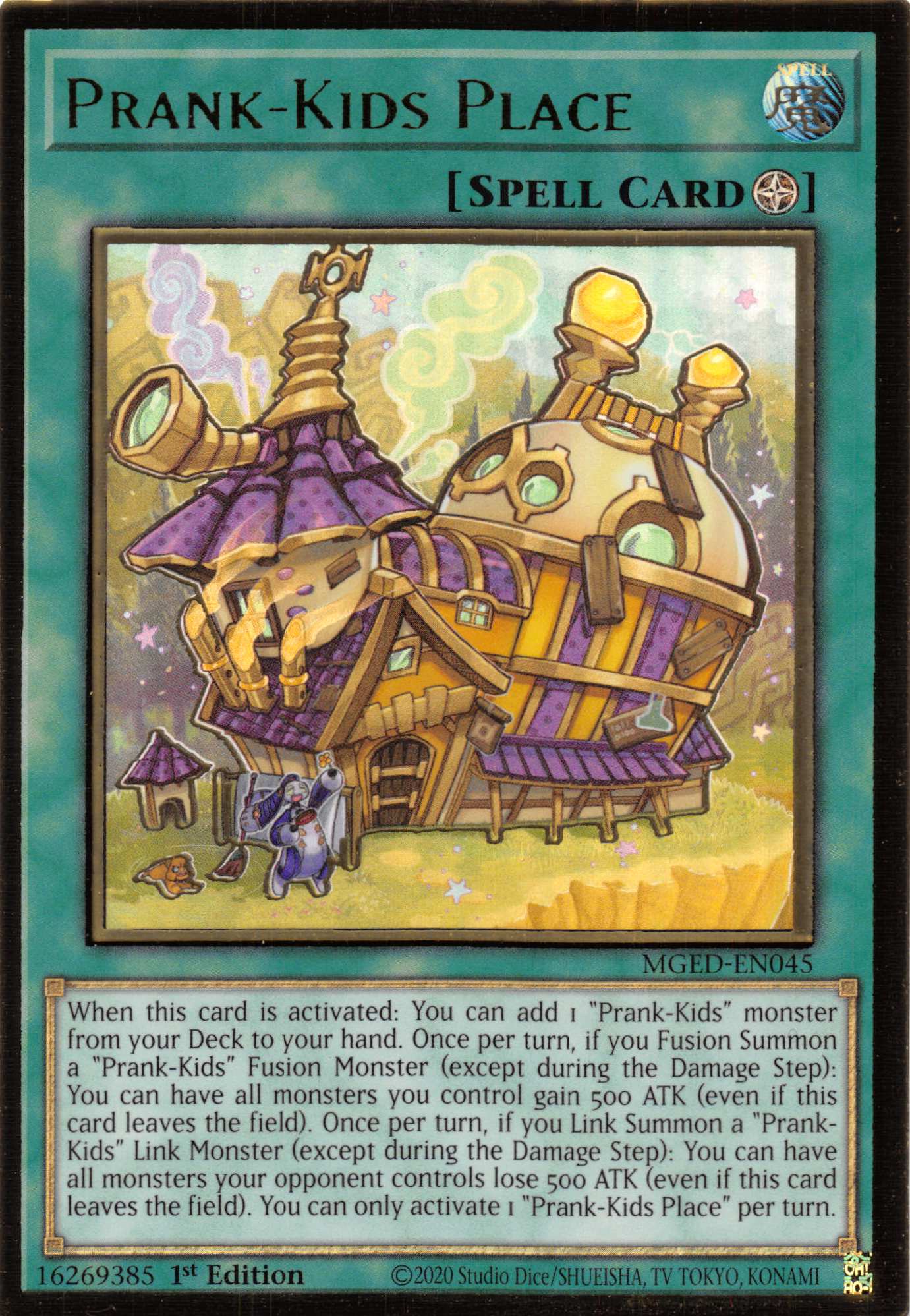 Prank-Kids Place [MGED-EN045] Gold Rare | Jomio and Rueliete's Cards and Comics